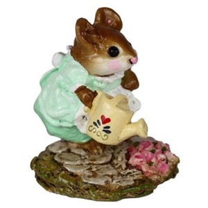 Wee Forest Folk Miniatures M-111 - Spring Gardener (Green)
