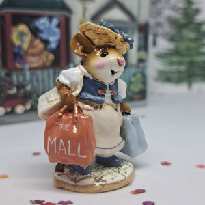 Wee Forest Folk Miniatures M-264 - Mall Mom (Zelda's / Beige / Blue)