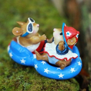 Wee Forest Folk Limited Edition M-477d - Patriotic Pool Pals 