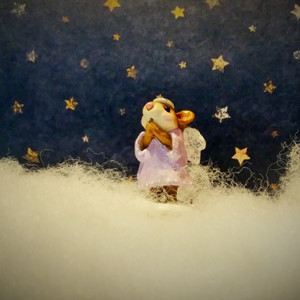 Wee Forest Folk Miniatures M-212 - Ice Angel (Purple) 