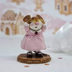 Wee Forest Folk Miniatures M-276 - No Peeking (Pink) 