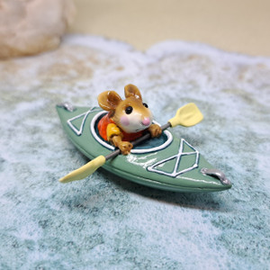 Wee Forest Folk Miniatures MS-22 - Drifting Along (Original Green) 