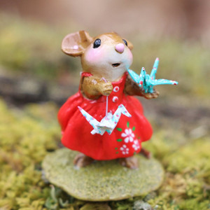 Wee Forest Folk Miniatures M-321b - A Wish for Happiness Wee Forest Folk Miniatures M-321b - A Wish for Happiness