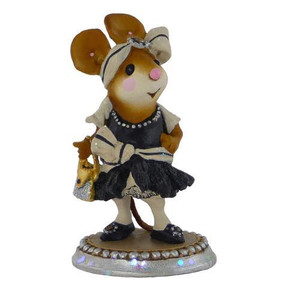 Wee Forest Folk Miniature M-328 - Flapper Franny (Black)