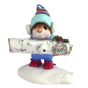 Wee Forest Folk Miniatures M-337 - Yule Log (White Birch)