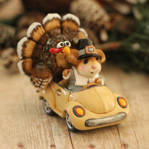 Wee Forest Folk Miniatures M-454d - Honk for Thanksgiving! 