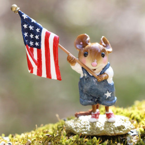 Wee Forest Folk Miniatures FB-5a - Our Stars & Stripes Wee Forest Folk Miniatures FB-5a - Our Stars & Stripes