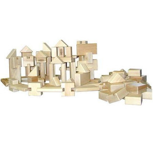 Beka Wooden Blocks - 100 Piece Little Builder Set Beka Wooden Blocks - 100 Piece Little Builder Set