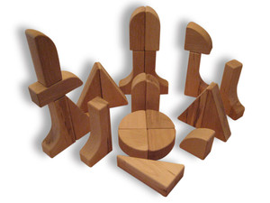 Beka Wooden Blocks - 24 Piece Special Shapes Collection Beka Wooden Blocks - 24 Piece Special Shapes Collection