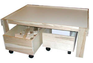 Beka Train Table with Optional Trundles Beka Train Table with Optional Trundles
