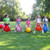 Children Bouncing on Gymic Hop Balls and Bounce Toys