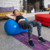 Gymnic Physio Roll Double Ball, 28" Blue (8803)