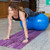 Gymnic Physio Roll Double Ball, 28" Blue (8803)