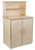 Classic Wooden Play Kitchen Deluxe Hutch