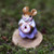 Wee Forest Folk Miniatures M-722c - Donut Sweetie in Lavender Dress