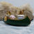 Wee Forest Folk Miniatures MS-11 - Two in a Canoe (Green)