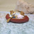 Wee Forest Folk Miniatures MS-11 - Two in a Canoe (Rust) 