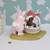 Wee Forest Folk Miniatures M-251 - Bunny in a Basket (Pink)