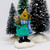 Wee Forest Folk Miniatures MO-02 - Mole Bell Ringer (Teal) 