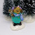 Wee Forest Folk Miniatures MO-02 - Mole Bell Ringer (Teal) 