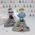 Wee Forest Folk Miniatures EV-2003 - Greetings! (Mint Green / Blue) 
