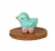 Wee Forest Folk Incentive Pieces INC-038 - Chick Pull Toy (Aqua)