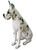Hansa Great Dane, Harlequin 48''H