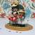 Wee Forest Folk Meadow Muses MU-7 - Cats with Poppies a la Monet 