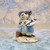 Wee Forest Folk Miniatures M-071 - Arty Mouse (Blue / Mandarin Collar)