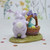 Wee Forest Folk Miniatures M-251 - Bunny in a Basket (Lavender)