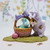 Wee Forest Folk Miniatures M-251 - Bunny in a Basket (Lavender)
