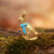 Wee Forest Folk Incentive Pieces INC-042 - Mini Gold Bunny (Aqua)