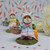 Wee Forest Folk Miniatures M-306 - Miss Esther Bunny (Blue)