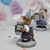 Wee Forest Folk Miniatures M-223 and M-224 - Party Boy and Girl (Plum) 
