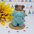 Wee Forest Folk Miniatures BB-10 - Nightie Bear (Turquoise)