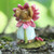 Wee Forest Folk Miniatures M-338b - Little Miss Pink Petals Wee Forest Folk Miniatures M-338b - Little Miss Pink Petals