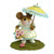 Wee Forest Folk Miniatures M-341a - My Polka-Dotted Parasol (Yellow)