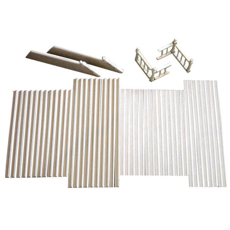 Jr Interior Finishing Kit Unfinished Dollhouse Kit Accessory