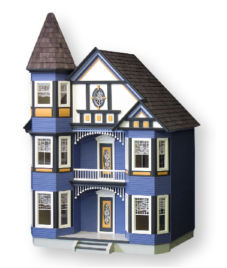 Painted Lady Unfinished Dollhouse Kit
