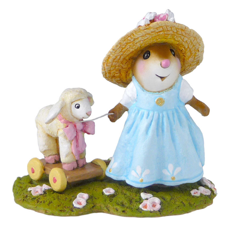 Wee Forest Folk Miniature - Mary's Little Lamb (M-445b)