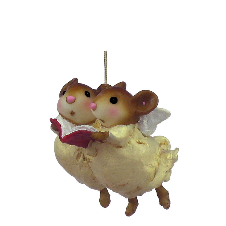 Wee Forest Folk Miniature Christmas Ornament - Heavenly Harmony (CO-4)