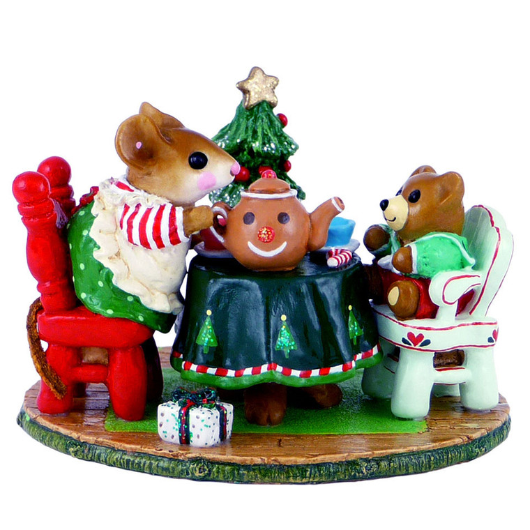 Wee Forest Folk Limited Edition M-177 - Christmas Tea for Three