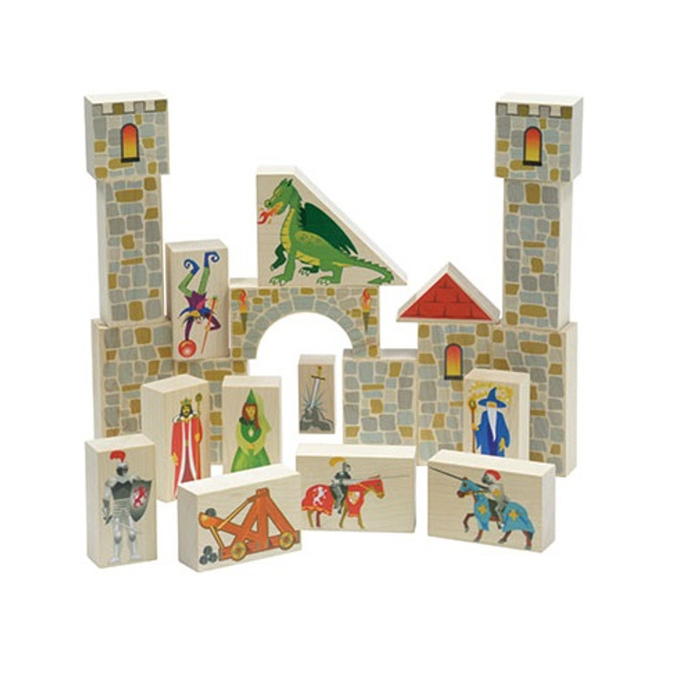 Maple Landmark Castle Block Set