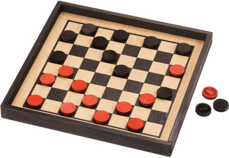 Checkers, Premium Board, Crown Set by Maple Landmark