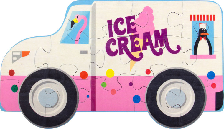 Ice Cream Truck Jigsaw Puzzle, 13 Pieces 42454.