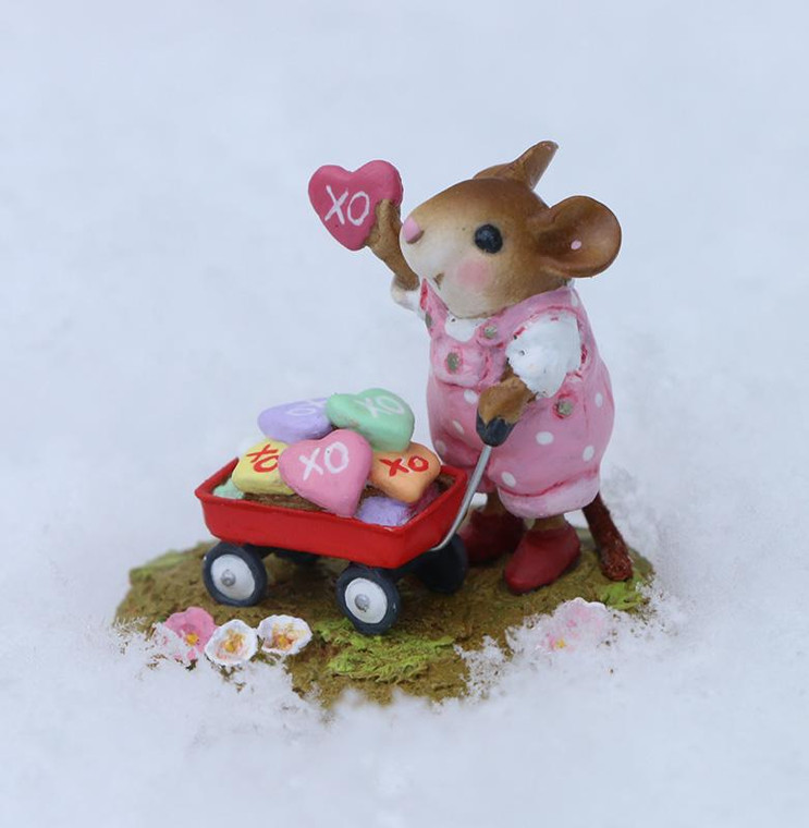 Wee Forest Folk Miniatures - Loads of Love Pink (M-706a)