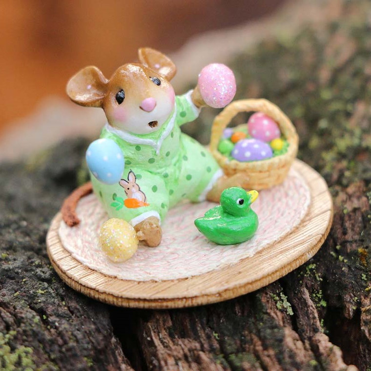 Wee Forest Folk Limited Edition M-595gr - Baby's First Easter (Green)