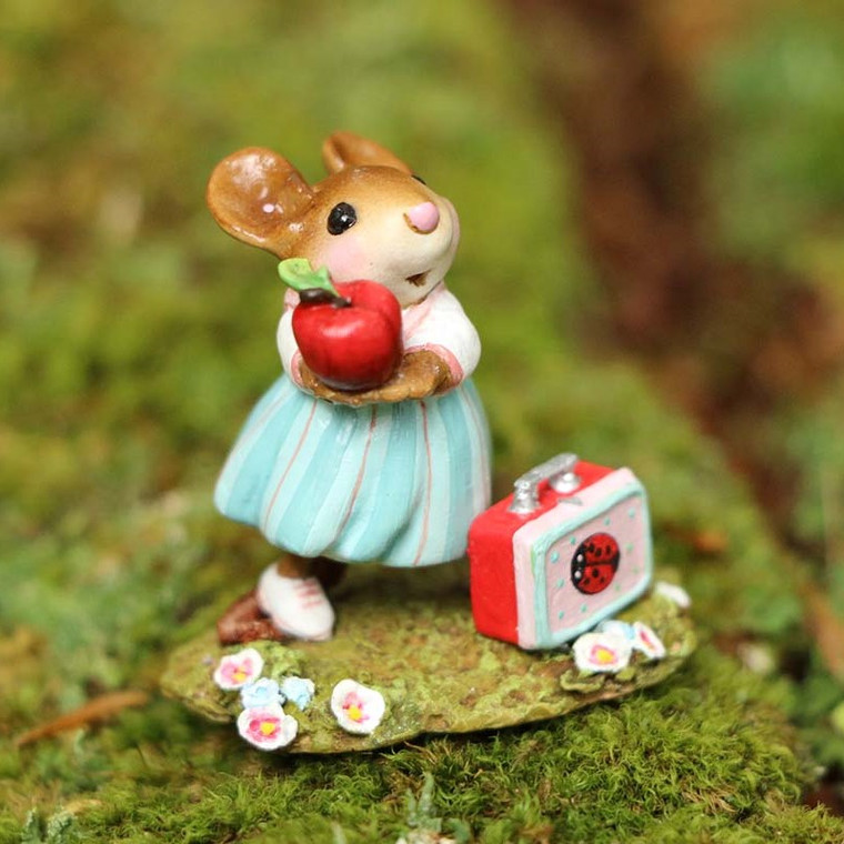 Wee Forest Folk Miniatures M-734a - Off to School! 