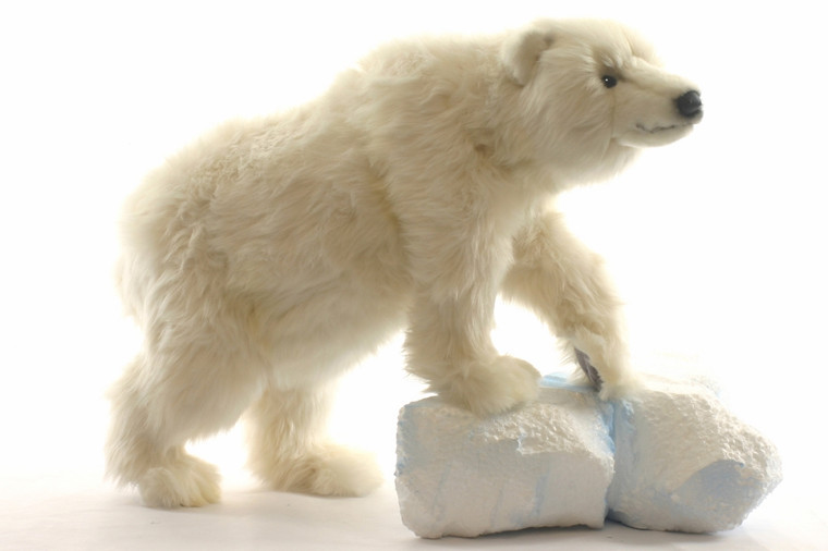 Hansa Polar Bear Cub, Med On All Four Feet 19''L (5259)