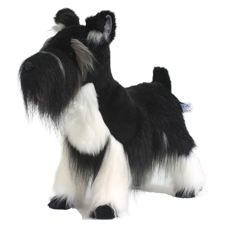 Hansa 5768 Miniature Schnauzer, Black 18"L 